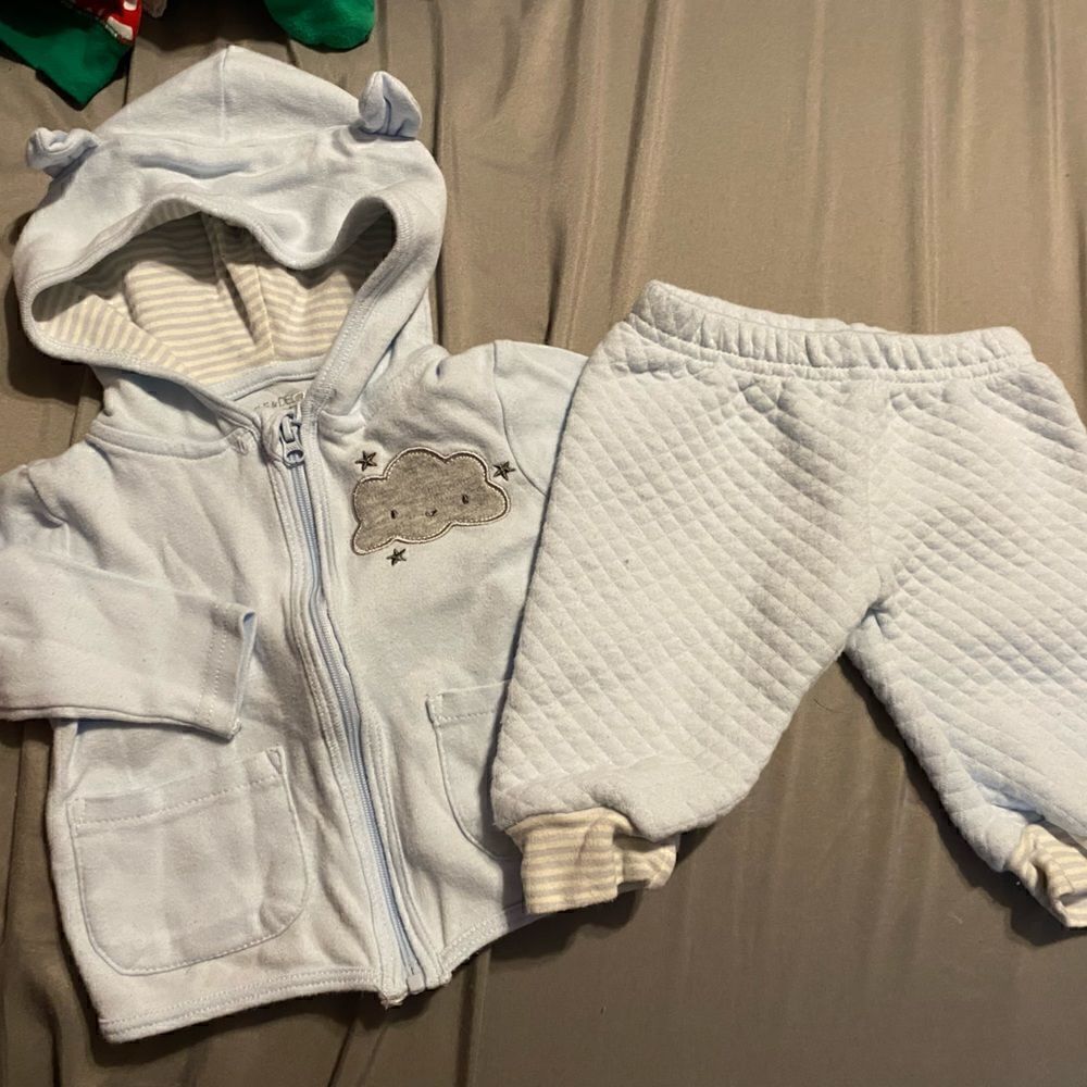 Kyle & Deena 3-6 Month Light Blue Set
